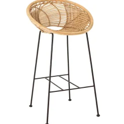Taburete bar Yonne ratán, Natural*Bloomingville Hot