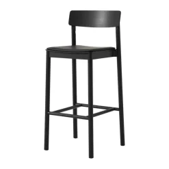 Taburete Betty TK17 Bar Chair 75 cm, Cuero Noble-fresno lacado*&Tradition Online