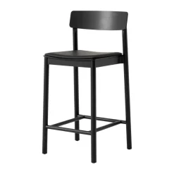 Taburete Betty TK14 Counter Chair 65 cm, Cuero Noble-fresno lacado*&Tradition Best