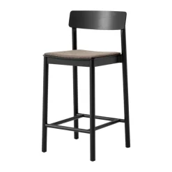Taburete Betty TK14 Counter Chair 65 cm, Fuse 0351-fresno lacado negro*&Tradition Outlet