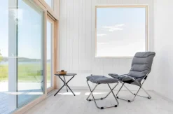 Taburete Chico Soft, Antracit, estructura de aluminio*Fiam New