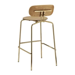 Taburete Curious 75 cm, Oak-brass*Umage Best