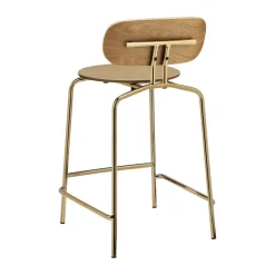 Taburete Curious 65 cm, Oak-brass*Umage New