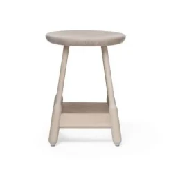 Taburete de bar Albert 50 cm, Roble tratado*Massproductions Discount