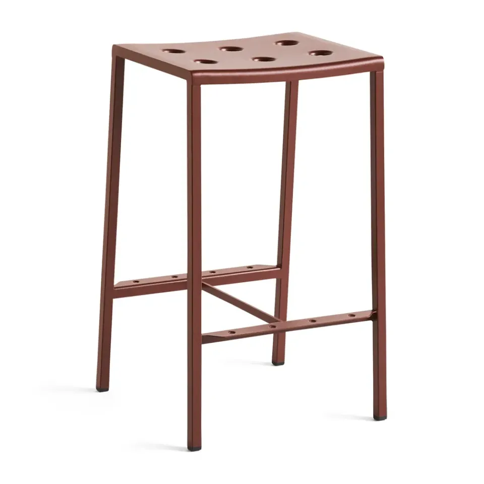 Taburete de bar Balcony bajo 65 cm, hierro*HAY Online