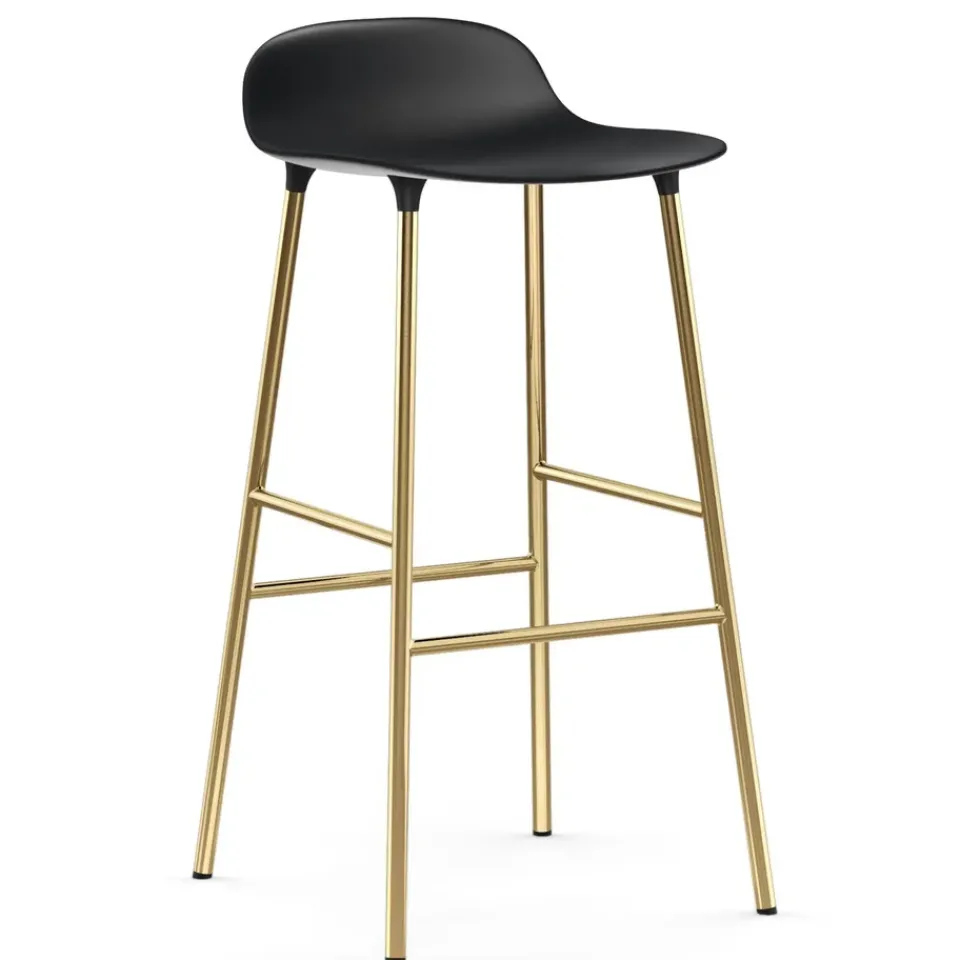 Taburete de bar con patas de bronce Form 75 cm,*Normann Copenhagen Online