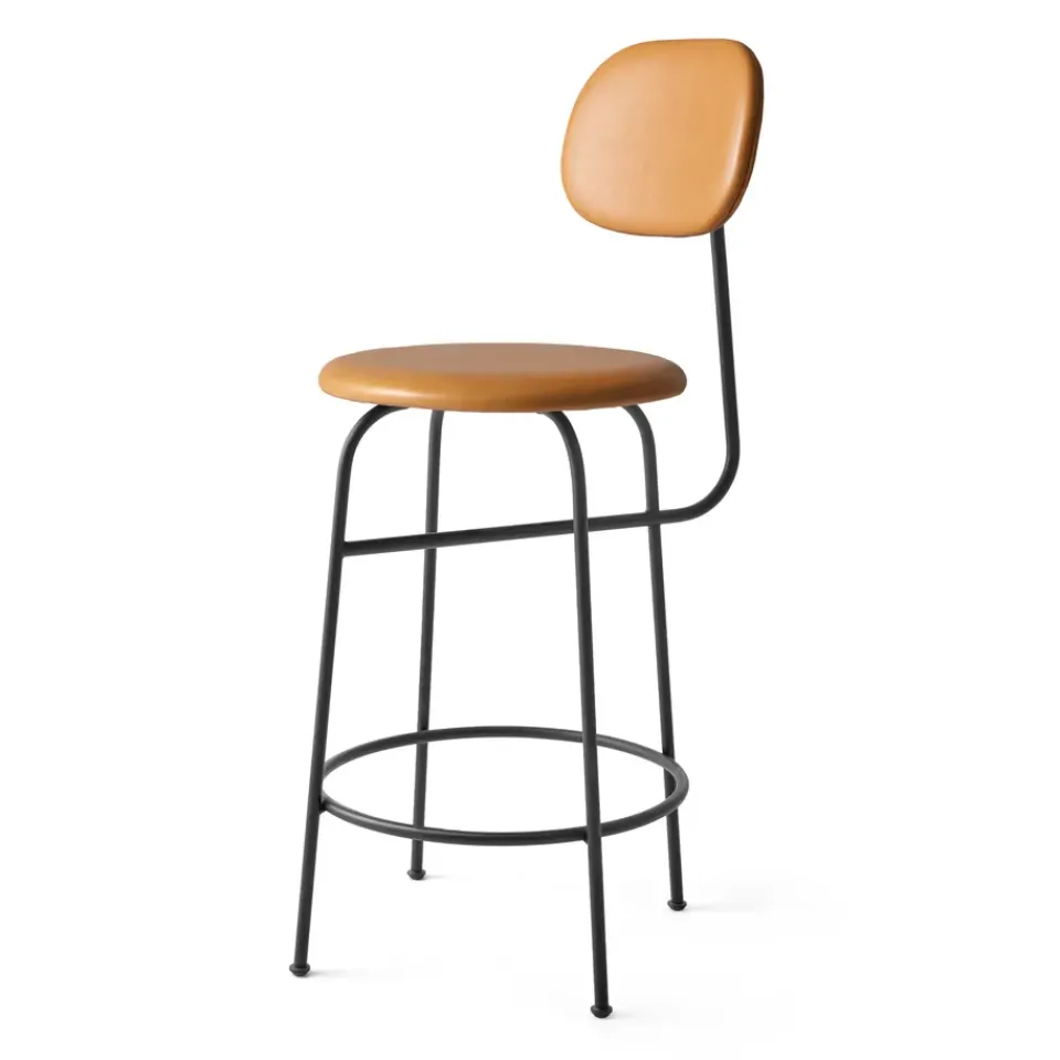 Taburete de bar con tapizado de cuero 63,5 cm, Dakar 0250*Audo Copenhagen Sale