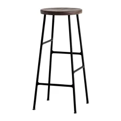 Taburete de bar Cornet 75 cm, Smoked oiled oak-soft black*HAY Best