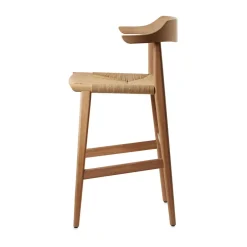 Taburete de bar Hedda, Roble natural monocoating-cordón de papel natural*Gärsnäs Outlet