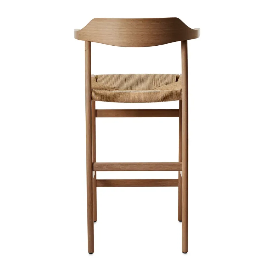 Taburete de bar Hedda, Roble natural monocoating-cordón de papel natural*Gärsnäs Outlet