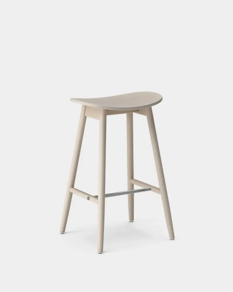 Taburete de bar Icha 65 cm, Roble tratado*Massproductions