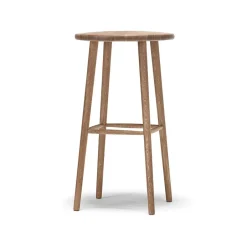 Taburete de bar Miss Button, Roble aceite natural, alto*Stolab Sale