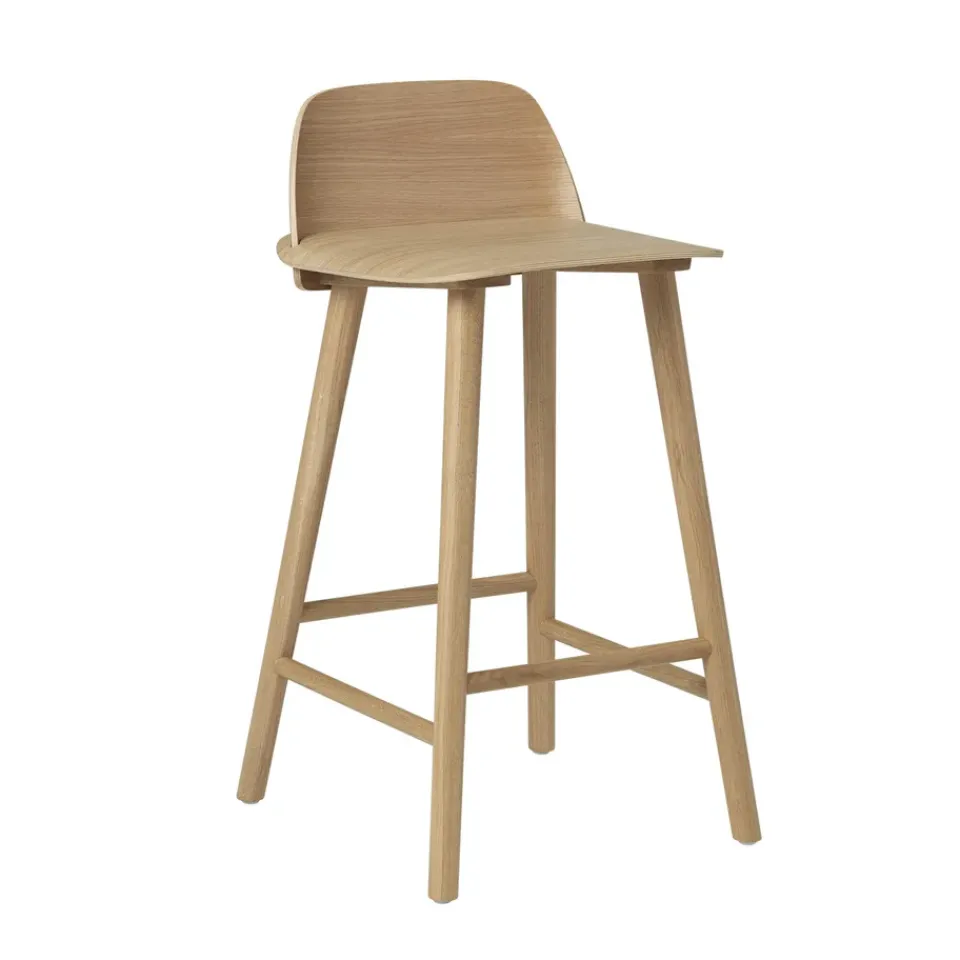 Taburete de bar Nerd 65 cm, roble*Muuto Clearance