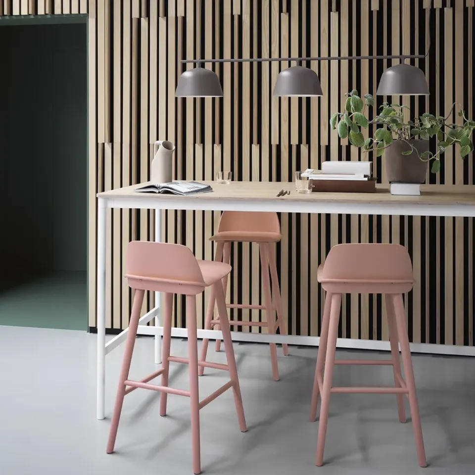 Taburete de bar Nerd 75 cm, Tan rose*Muuto New