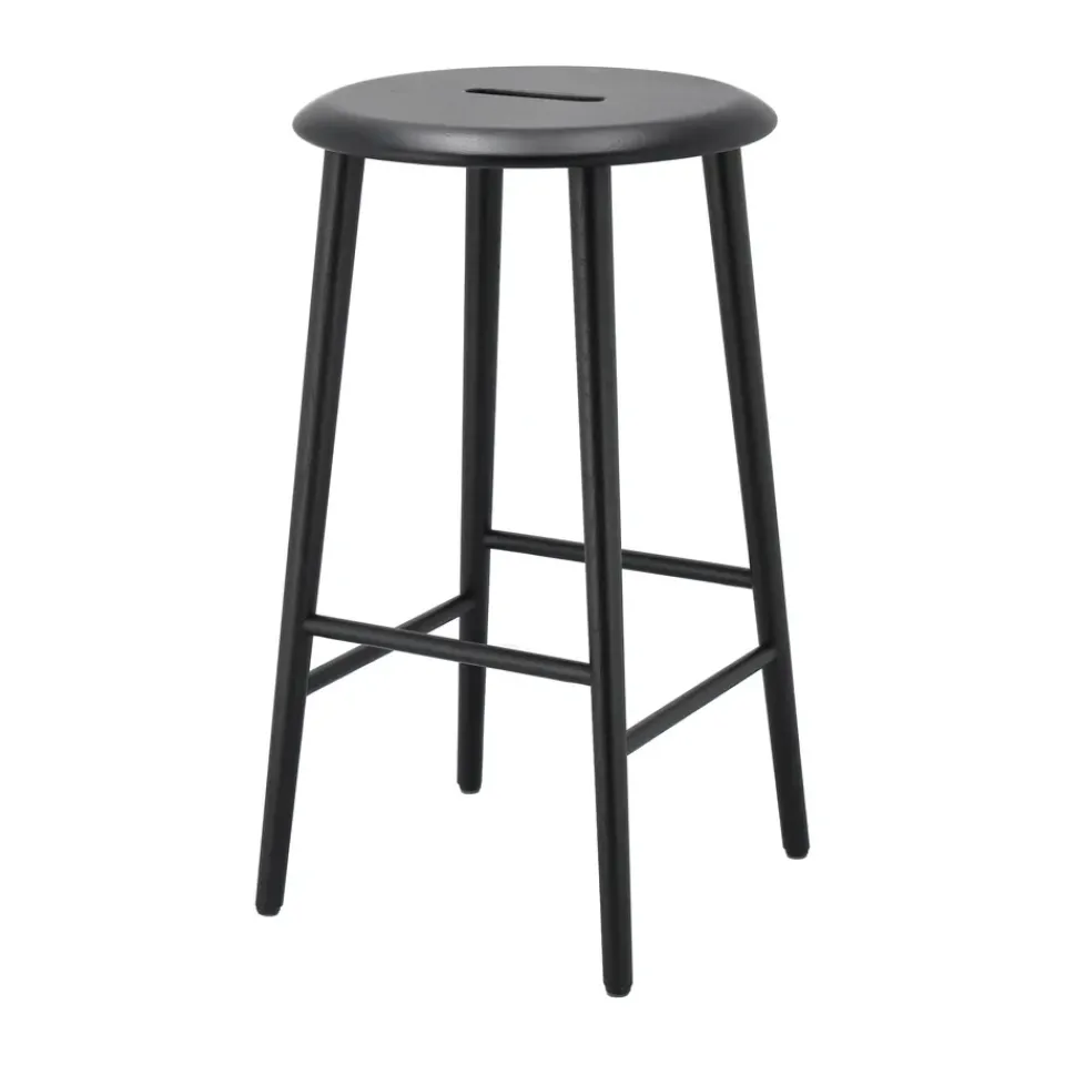 Taburete de bar Norrabo 65 cm, Roble lacado en*1898 Best