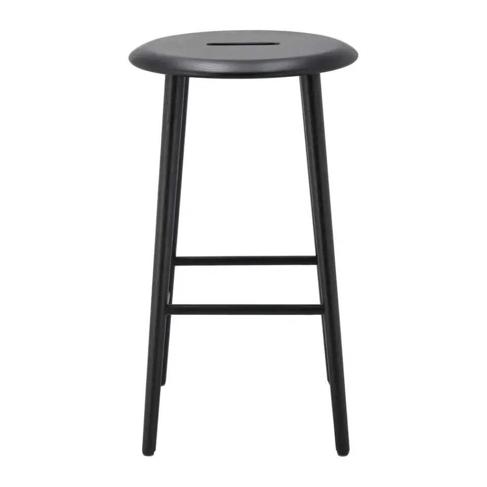 Taburete de bar Norrabo 65 cm, Roble lacado en*1898 Best