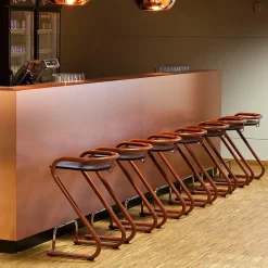 Taburete de bar S70-3 , -cromo*Lammhults Hot
