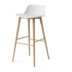 Taburete de barra Rely HW123 , Roble lacado en , 75 cm*&Tradition Hot