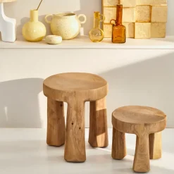 Taburete Donna Ø27x25 cm, Natural*URBAN NATURE CULTURE Clearance