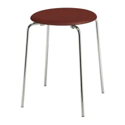 Taburete Dot cuero, Chestnut*Fritz Hansen Outlet