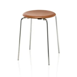 Taburete Dot cuero, Nogal*Fritz Hansen Hot