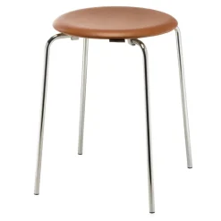 Taburete Dot cuero, Nogal*Fritz Hansen Hot