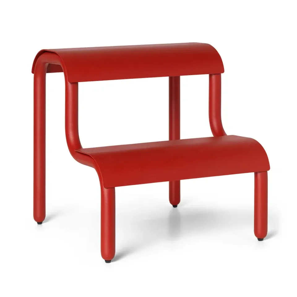 Taburete escalera Up, Poppy Red*Ferm Living Outlet