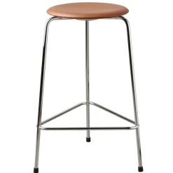 Taburete High Dot cuero, Walnut*Fritz Hansen Best