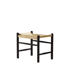Taburete J16, Natural - roble lacado negro*Fredericia Furniture Online