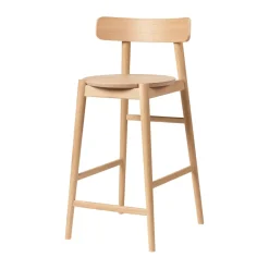 Taburete J185 Øst 65 cm, Oak nature lacquered*FDB Møbler Clearance