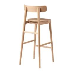 Taburete J184 Øst 75 cm, Oak nature lacquered*FDB Møbler Hot