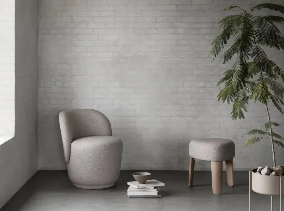 Taburete Kuon Ø47x45 cm, Socia desert*Blomus New