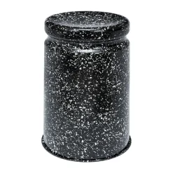 Taburete Last Ø32x44 cm, Black-white splatter*Hem New