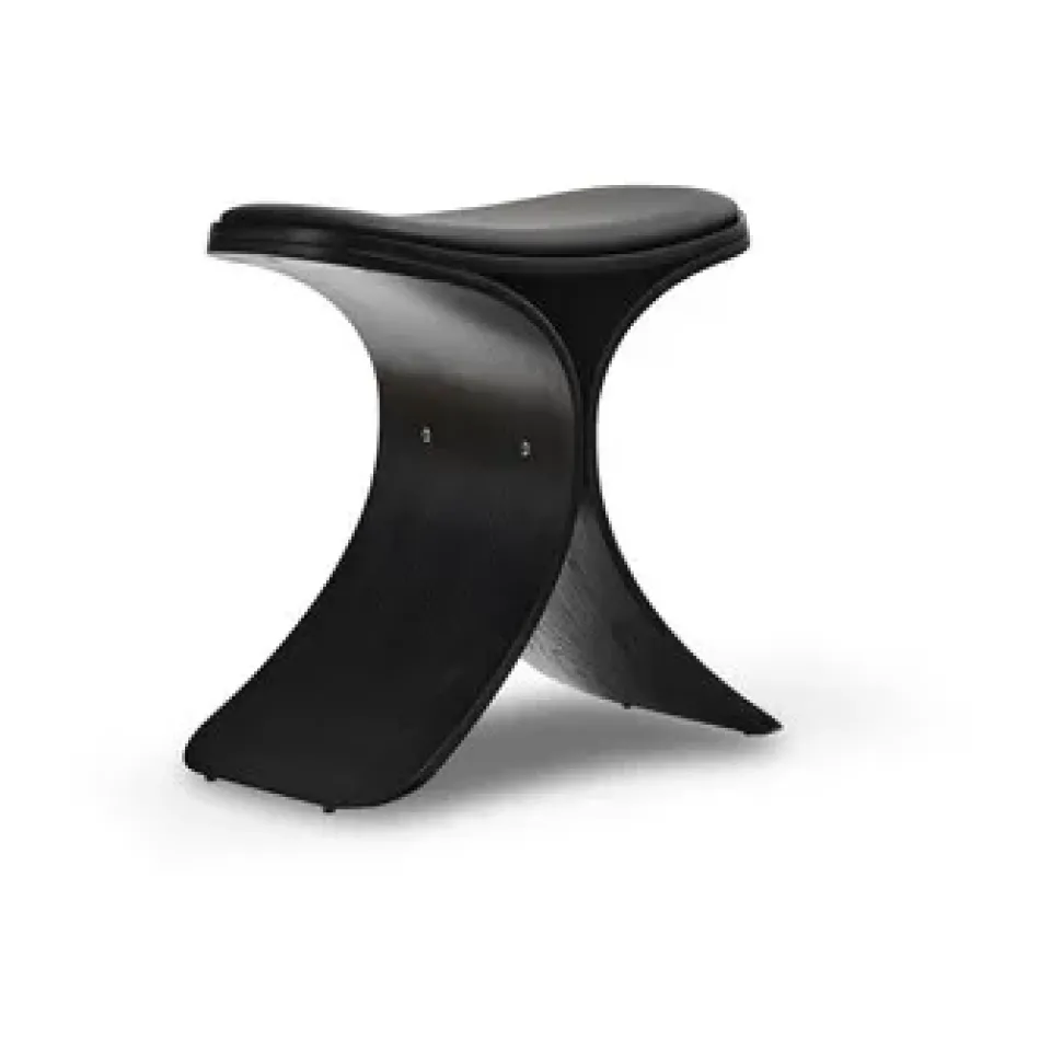 Taburete Luno 48×28×72 cm, Roble -cuero*Gejst Hot