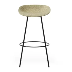Taburete Mat Barstool 75 cm, Seaweed-black steel*Normann Copenhagen Hot