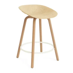 Taburete Mat Barstool 65 cm, Hemp-beech-cream steel*Normann Copenhagen Hot
