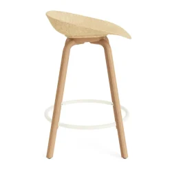 Taburete Mat Barstool 65 cm, Hemp-beech-cream steel*Normann Copenhagen Hot