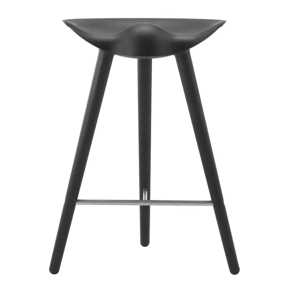 Taburete ML42 69 cm, Haya cromada teñida de*Audo Copenhagen