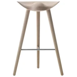 Taburete ML42 77 cm, Roble-acero*Audo Copenhagen