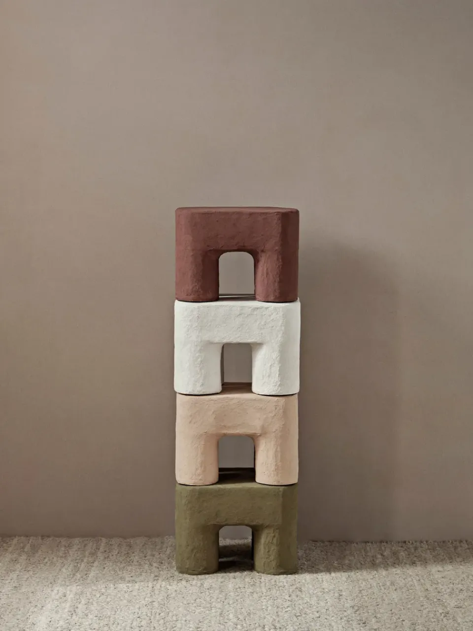 Taburete Podo, White*Ferm Living Sale