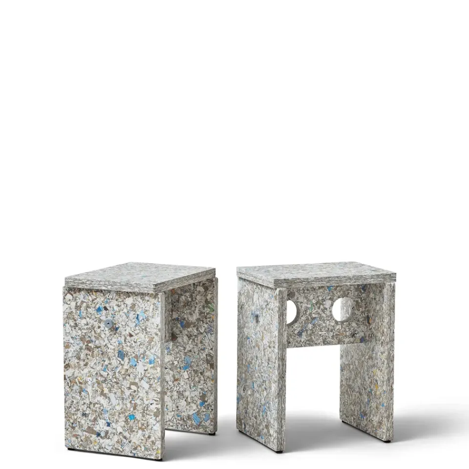 Taburete Remake 35x45 cm, Grey*Form & Refine New
