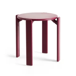 Taburete Rey Ø46,5x46 cm, Grape red*HAY New