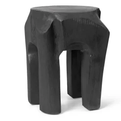 Taburete Root Ø30x40 cm, Black stained*Ferm Living Best