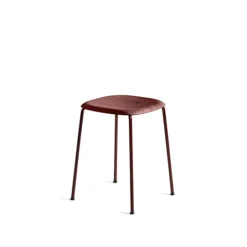 Taburete Soft Edge 70, fall red, fall red estructura de acero*HAY New