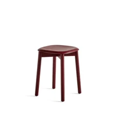 Taburete Soft Edge 72, Fall red-fall red bastidor de roble*HAY Best