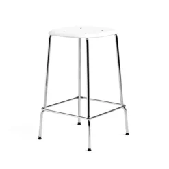 Taburete Soft Edge 85 Low, , estructura de acero cromado*HAY Hot