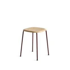 Taburete Soft Edge 70, Oak-fall red estructura de acero*HAY Sale