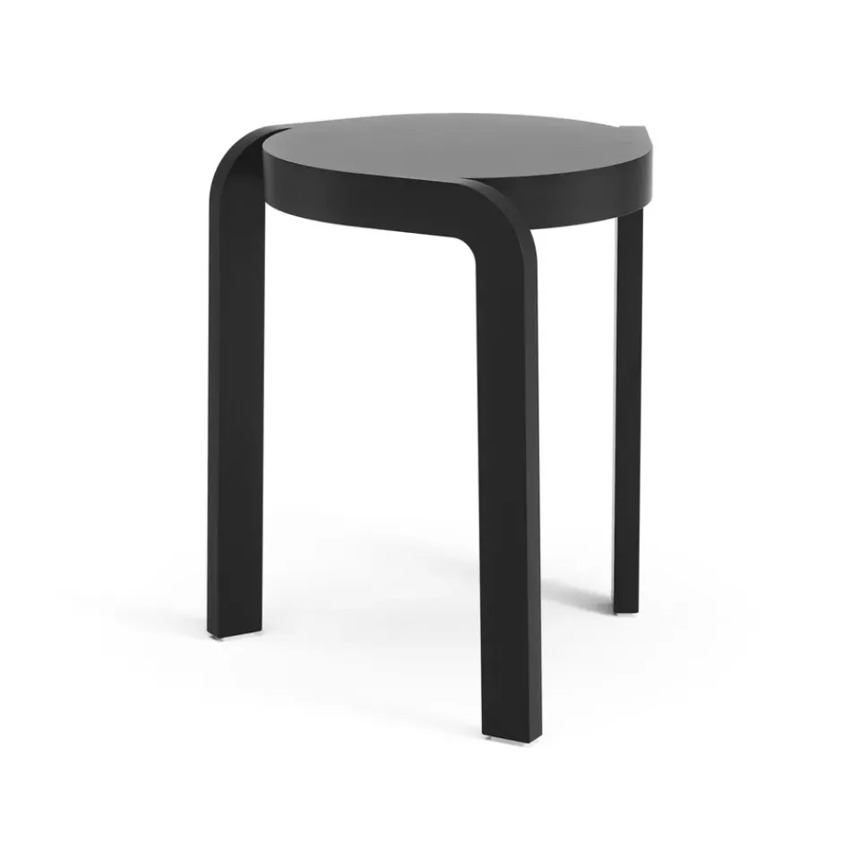 Taburete Spin H44 cm, Fresno vidriado*Swedese Discount
