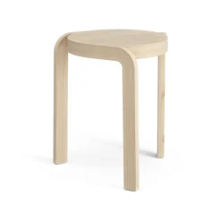 Taburete Spin H44 cm, Fresno lacado*Swedese Hot