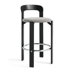 Taburete tapizado Rey Low, Steelcut trio 124 profundo*HAY New
